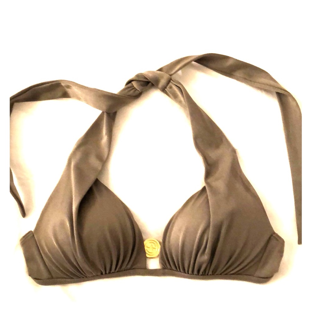 Classy Hunter Green Bikini Halter top